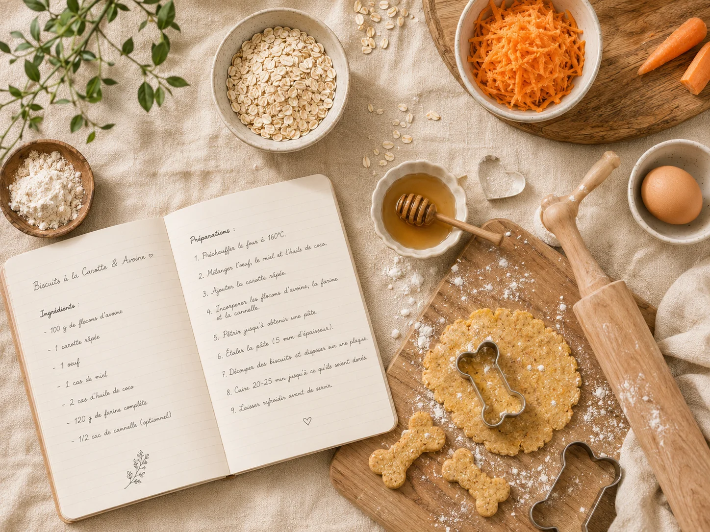 Recette en préparation